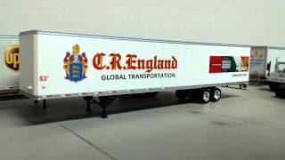 Custom CR England HO Scale 53 Trailers [upl. by Faus509]