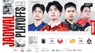 🔴 LIVE  MPL ID S14  Playoffs Hari 2  Bahasa Indonesia [upl. by Notgnilliw185]