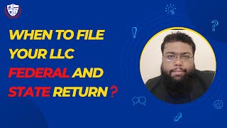 When to file your LLC Federal and State return video  Question 4  US Tax Preparer Course 2024 [upl. by Rosco]