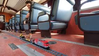 Lego Train on Outback Train Trailer [upl. by Noevart]