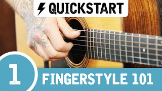 The BEST Beginner Fingerstyle Guitar Lesson [upl. by Moyna]