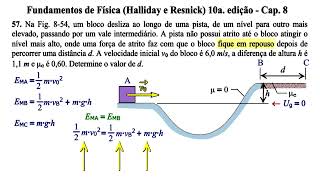 Aula 57  Fundamentos de Física Halliday e Resnick 10a Edição  Cap 8 [upl. by Nortal]