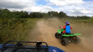 MWXC Sandstone Pit Quad Race Riley Long [upl. by Alletniuq497]