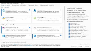 Instalacion de Visual Studio 2019 [upl. by Alad]