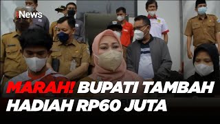 Hadiah Bupati Cup Cuma Rp95 Ribu Irna Narulita Marah amp Menambah Hadiah Rp60 Juta iNewsSore 2012 [upl. by Enortna994]