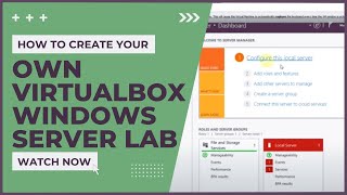 🛑 How to Create Your Own VirtualBox Windows Server Lab from Scratch [upl. by Sosthena]