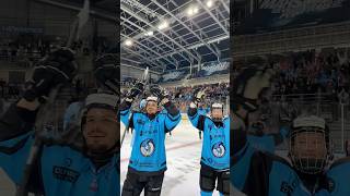 Revivez la victoire des Spartiates de Marseille  😍 hockey nhl icehockey spartiatesmarseille [upl. by Wincer]