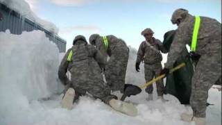 National Guard Digs Out Cordova Alaska [upl. by Zanlog162]