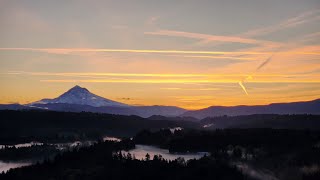 Oct 24th 2020 MtHood Oregon The sun is rising [upl. by Mcgregor40]