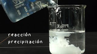 Experimento de Química Reacción de Precipitación de Hidróxido de Calcio [upl. by Lowery]