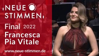 NEUE STIMMEN 2022 – Final Francesca Pia Vitale sings quotAh mio corquot Alcina Händel [upl. by Llehsal]