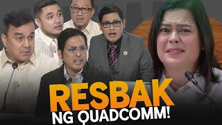 Rumesbak ang QuadComm sa patutsada ni VP Duterte na Politically Motivated ang hearing ng House [upl. by Hanej746]