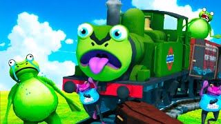 LA RANA Y EL MISTERIO DEL TREN MALDITO  AMAZING FROG [upl. by Thanos]