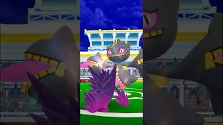 Mega Banette SOLO Raid no weather boost pokemongo raid shorts short megabanette megaraid [upl. by Oinotna599]