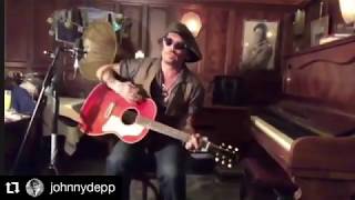 Johnny Depp playing Bob Dylan  The Times They Are AChangin [upl. by Nosral]