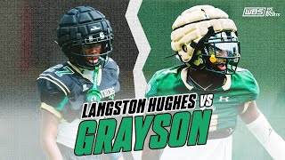 A HEATED SPARRING MATCH  Grayson GA vs Langston Hughes GA Summer Camp Full Highlights [upl. by Chatterjee]