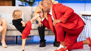 1YearOld Superbaby Is a Kickboxing Pro 🥋👶 I Steve Harvey [upl. by Hgielra]