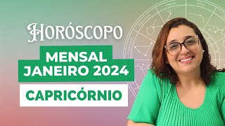 Horóscopo Capricórnio Janeiro 2024 ♑ [upl. by Enelad]