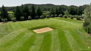 Golf de Manville drone aerial video hole03 [upl. by Roybn]