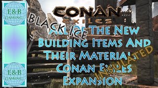 Conan Exiles  INSULATED And BLACK ICE Building in Frozen North Expansion [upl. by Kempe]