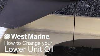 Changing Your Lower Unit Oil [upl. by Riella]