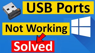 How to Fix USB Ports Not Working in Windows 1011 [upl. by Suirauqed490]