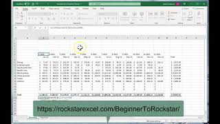 Create an Expense Tracker in Excel in 14 Minutes [upl. by Mafalda]