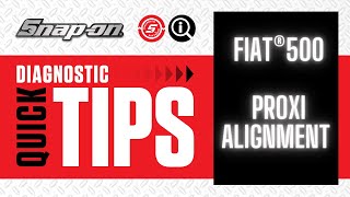 FIAT® 500 Proxi Alignment  Quick Tip  Snapon Diagnostics UK [upl. by Audra]