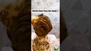 🌍Worlds Best Most Powerful Hina Mehndi Hair Mask  Long Thick Hair Tips haircare shorts diy [upl. by Ihtac]