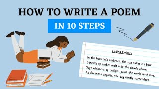 How to Write a Poem in 10 Steps With Examples ✍️ [upl. by Nytsyrk]