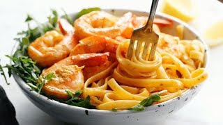 Red Pepper Fettuccine with Shrimp [upl. by Burny]