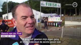 Opa vader en kleinzoon lopen samen de Apeldoornse Vierdaagse [upl. by Weil]