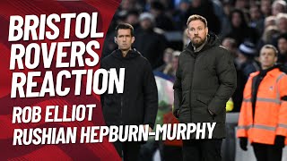 BRISTOL ROVERS REACTION  Rob Elliot amp Rushian HepburnMurphy [upl. by Maillil]