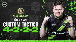 THE BEST ELITE DIVISION PRO FIFA PLAYER CUSTOM TACTICS FIFA23 [upl. by Nivej]