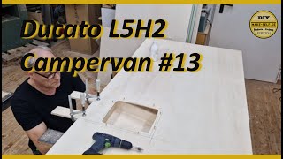 😉13 I Einbau der Duschrückwand mit eingebautem Fach  Campervan DIY [upl. by Reine]