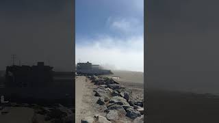 Interesting fog rolling in to Cayucos Beach beach pacific cayucos fog [upl. by Orian]