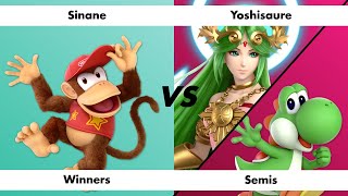 Weekly Bamagotchi 52  DFW  DUC  Sinane Diddy Kong Vs BSK  Yoshisaure Palutena Yoshi [upl. by Kurth]