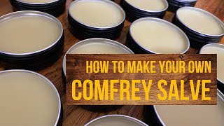 Ep 174 How to Make Comfrey Salve Tutorial [upl. by Haeluj]