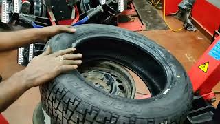 Maruti Breeza Tyre Fitting  MRF 20560R16 Zigma [upl. by Con]