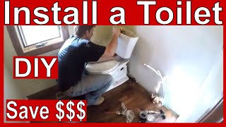 How to Install a Kohler Toilet [upl. by Eimmas]