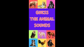 Guess The Animal Sound For Kids short [upl. by Reeher]