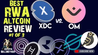 Best RWA Altcoins compared  XinFin XDC vs Mantra OM  ONDO XLM XRP MANTA GLI RIO PROPY xdc [upl. by Azal753]