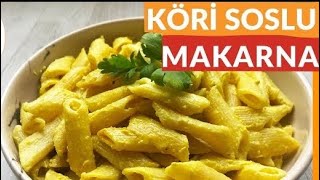 Köri Soslu Makarna Tarifi  Kremalı Köri Soslu Makarna Nasıl Yapılır  Körili Makarna [upl. by Darcie848]