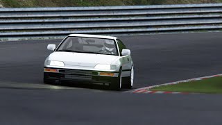 Honda CRX K20  Nürburgring Nordschleife Tourist Trackday  Assetto Corsa Gameplay [upl. by Obeng636]