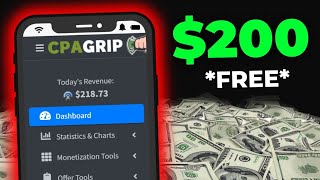 CPA Marketing  Earn 30 Daily  CPA Grip Tutorial CPA Marketing Self Click Method [upl. by Narahs748]