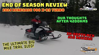 2024 SkiDoo Renegade XRS 900R  End of Season Review  The Ultimate High HP Trail Touring Sled [upl. by Vocaay]