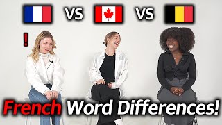 Word Differences Between French Language Countries France Belgium Canada [upl. by Wrdna]