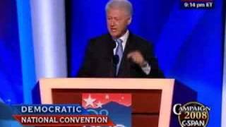 Pres Bill Clinton Address at Democratic National Convention [upl. by Asnarepse]