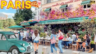 Paris France 🇫🇷  Paris Summer 2024 Perfect One Day Walk Paris 4K [upl. by Llenrrad]