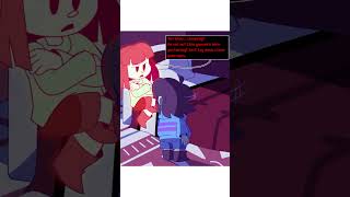 FRISKS EYES Twin Runes Mini Episode between Epi 67  DeltaruneUndertale Comic Dub [upl. by Rausch53]